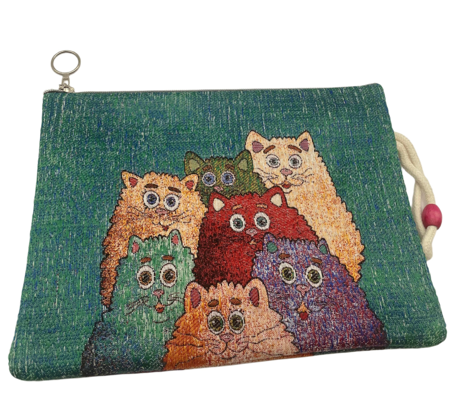 Curious Cat Clan Pouch