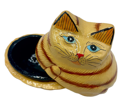 “Purrfect Vault” (Kitty Ring and Trinket box)