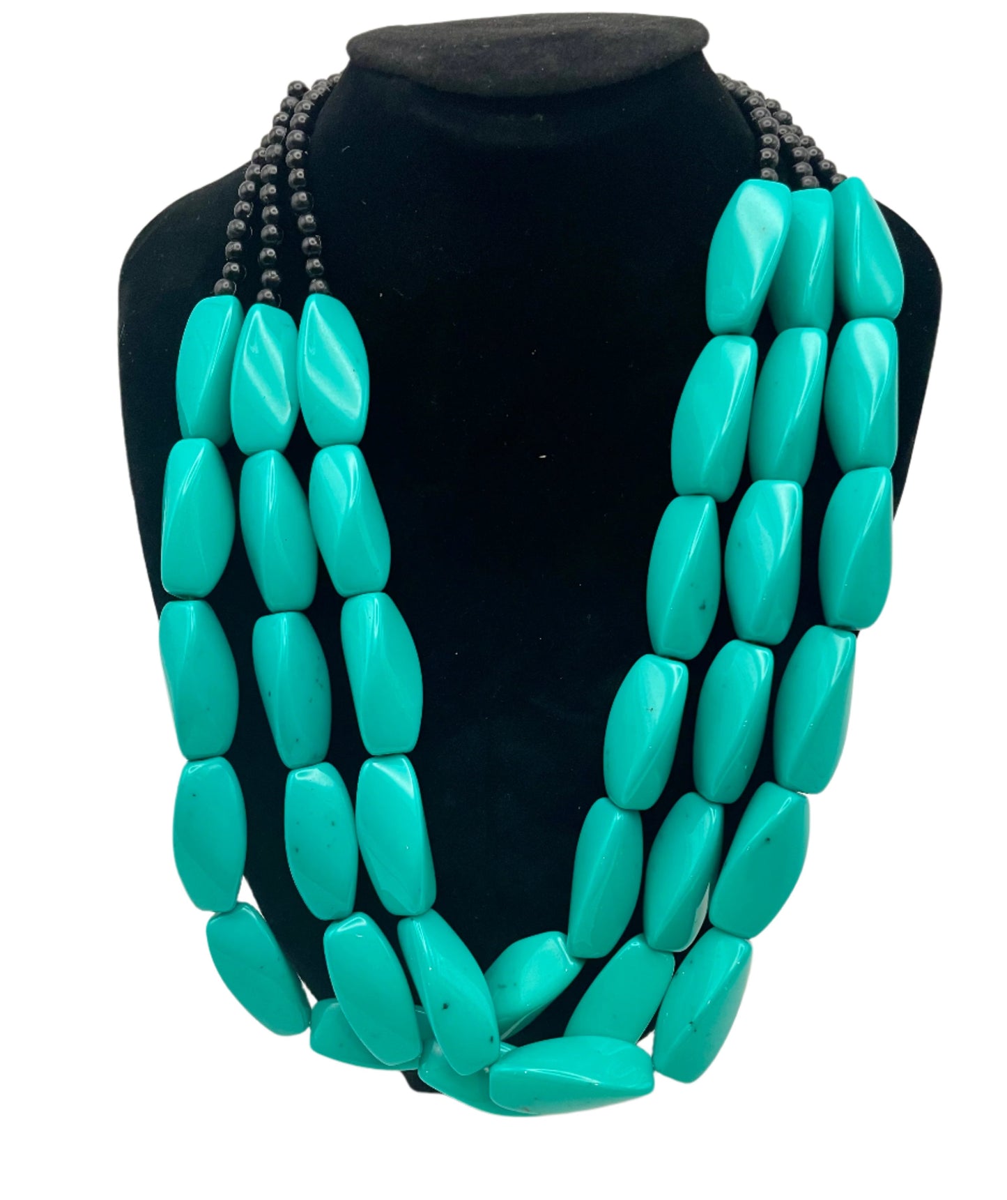 Tibetan Necklace with oblong Beads