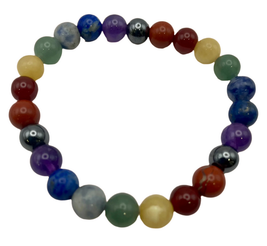 Natural Seven Chakra - Bracelet